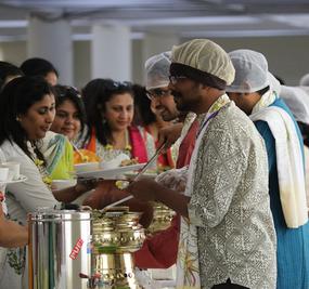 Food serving at Art of Living Kitchen