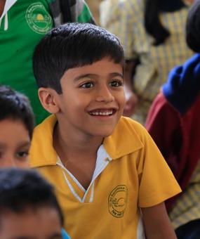 children in a course session