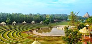 Vishalakshi Mantap at the Art of Living International Center